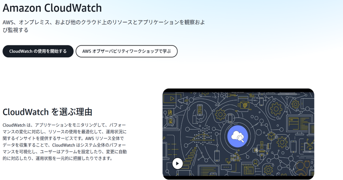 【完全解説】CloudWatchとは？AWS監視の基本から使い方・Tipsまで徹底解説