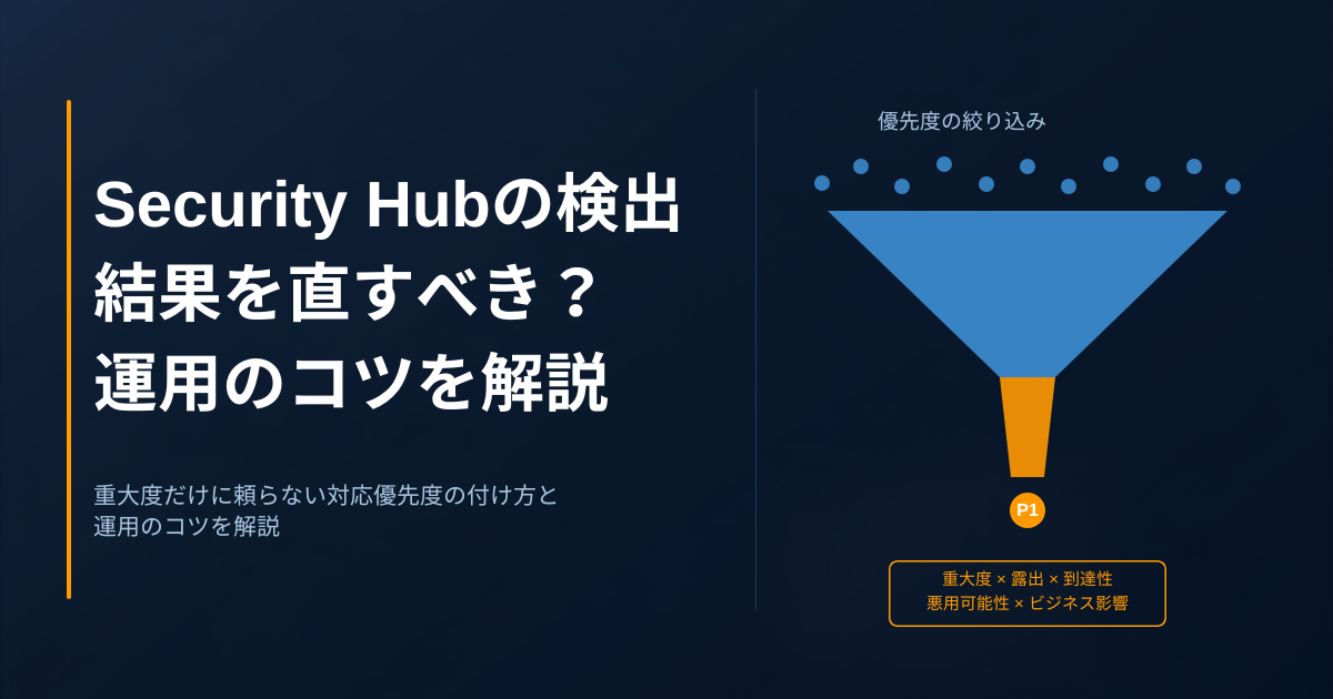 Security Hubの検出結果を直すべき？運用のコツを解説